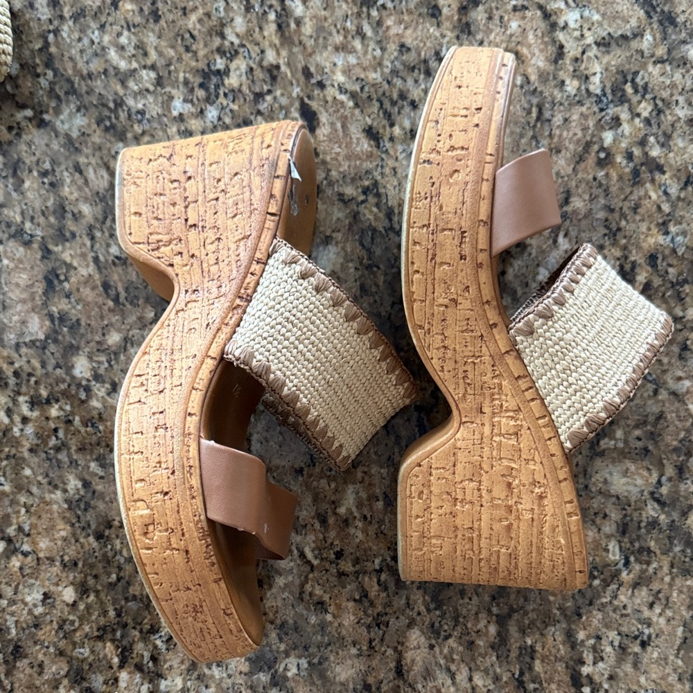 Stylish Tan Platform Sandals